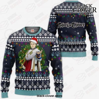 Julius Novachrono Ugly Christmas Sweater Black Clover Anime Gift Va11 / S All Over Printed Shirts