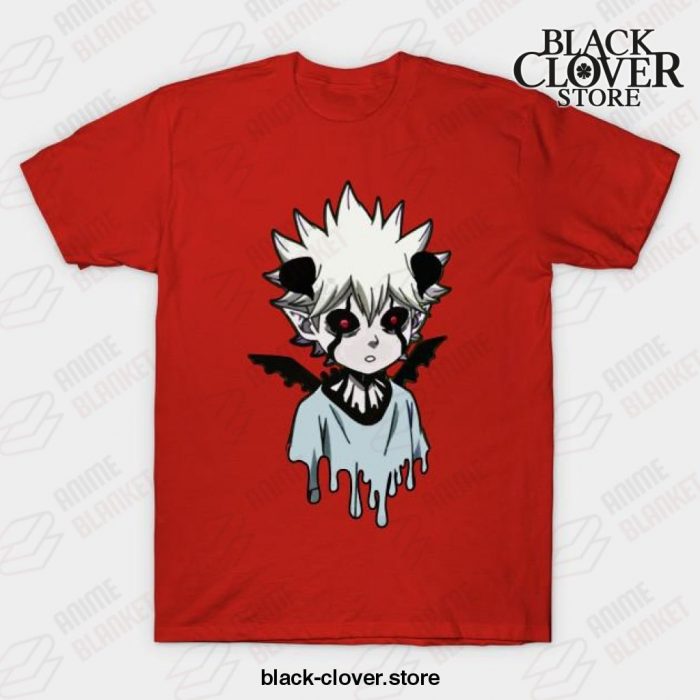 Liebe Asta Black Clover T-Shirt Red / S