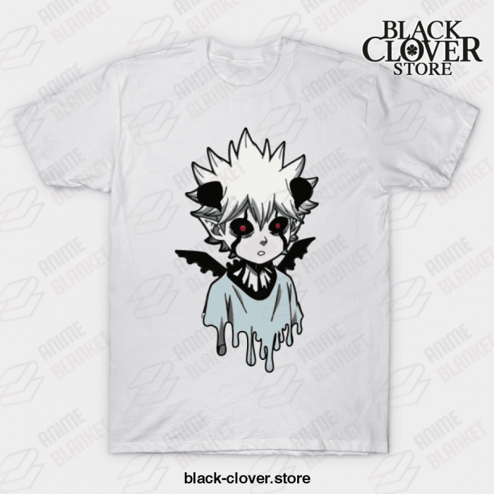 Liebe Asta Black Clover T-Shirt White / S