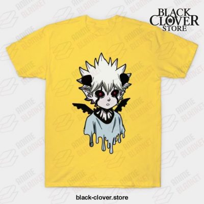 Liebe Asta Black Clover T-Shirt Yellow / S