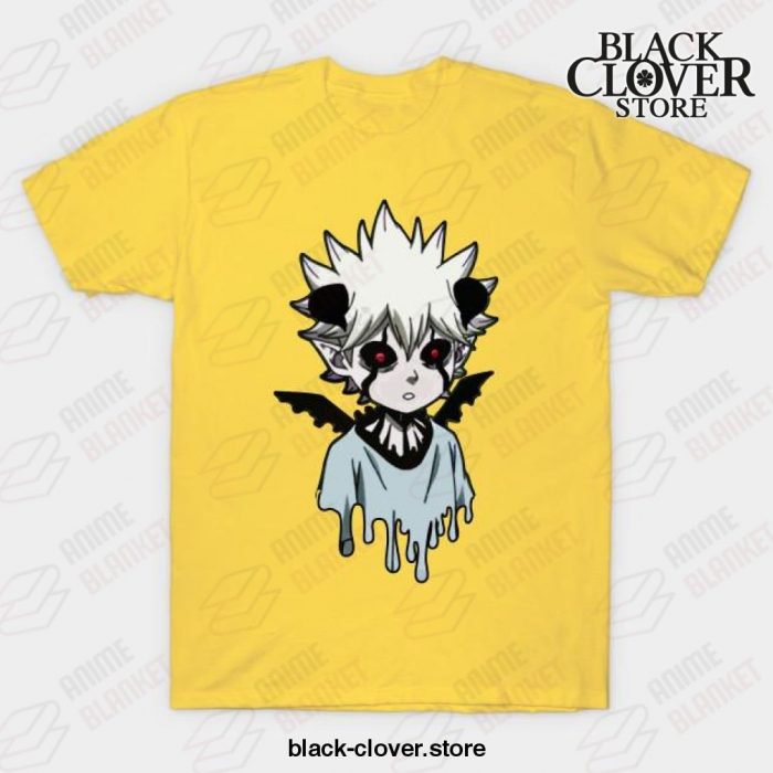 Liebe Asta Black Clover T-Shirt Yellow / S