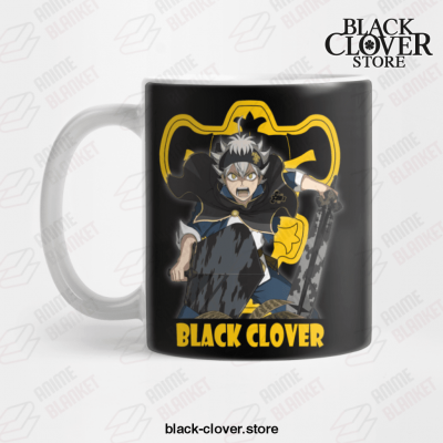 Love Fantasy Manga Black Asta Clover Mug