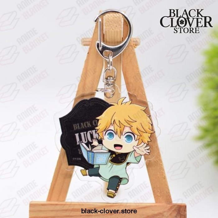 Luck Voltia 5.5Cm Acrylic Black Clover Keychain