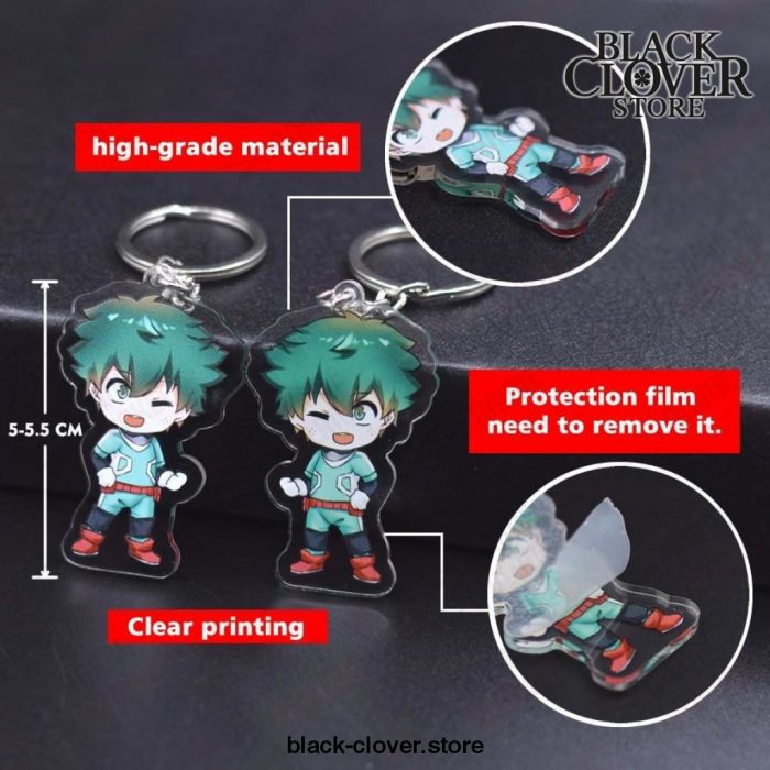 Magna Swing 5.5Cm Acrylic Black Clover Keychain