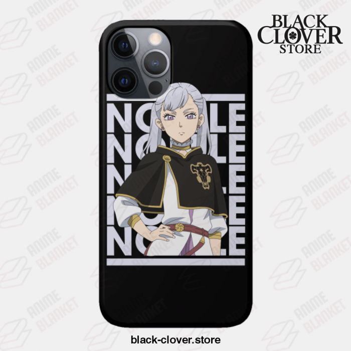 Noelle - Black Anime Clover Phone Case Iphone 7+/8+ / Style 1