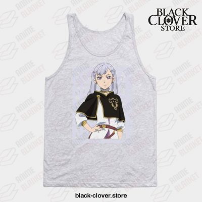 Noelle - Black Anime Clover Tank Top Gray / S
