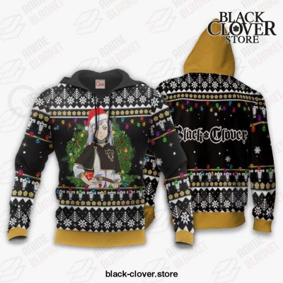 Noelle Silva Ugly Christmas Sweater Black Clover Anime Xmas Gift Va11 Hoodie / S All Over Printed
