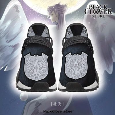 Silver Eagle Shoes Magic Knight Black Clover Anime Sneakers Men / Us6 Nmd