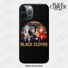 Vintage Black Anime Clover Noelle Asta Yuno Phone Case Iphone 7+/8+ / Style 1